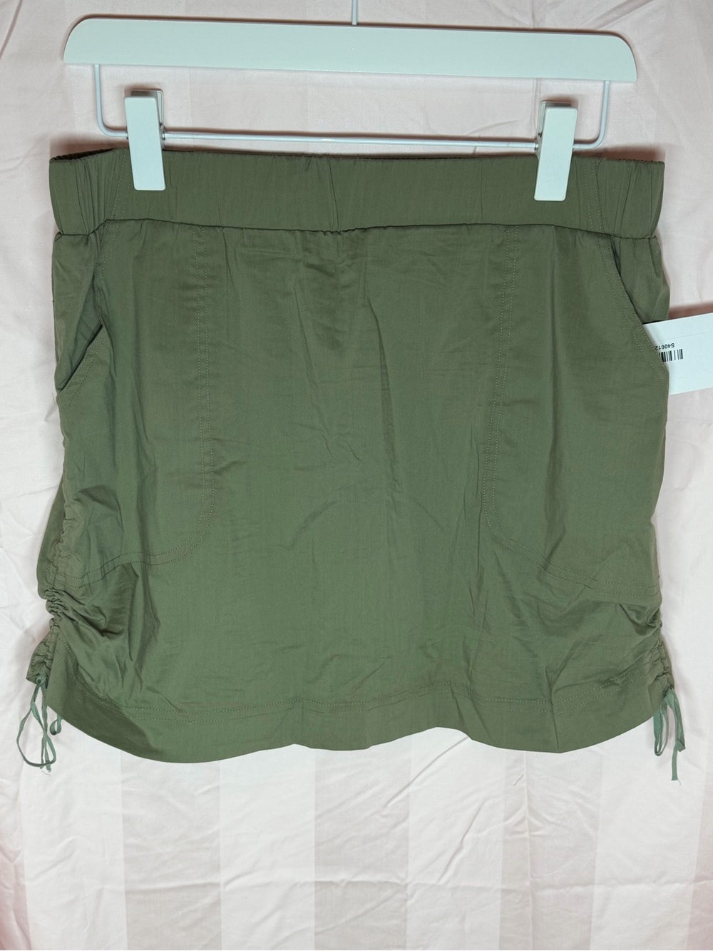 White Birch Olive Green Womens Skort